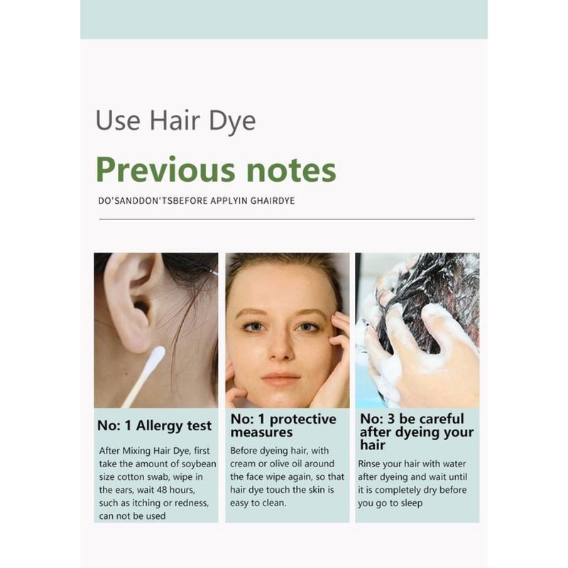 Product Introduction of [Buy 1 Take 1 ] 500ml Black Hair Shampoo Herbal Hair Dye Shampoo White into Black or Brown  Treatment Care Haircare Organic 11