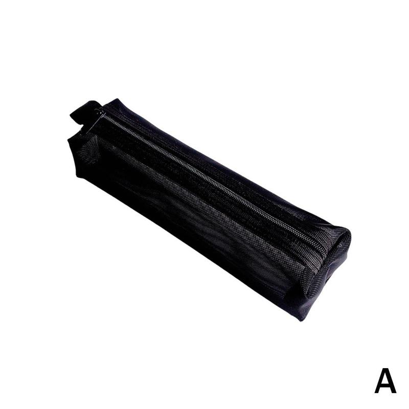Product Introduction of Túi Đựng Mỹ Phẩm Lưới, Màu Đen, Túi Cầm Tay Cầm Tay Thích Hợp Đựng Cọ Và Son Môi, I1Y0 18