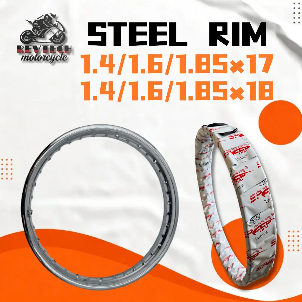 Pinoy Ride1.4X17 1.6X17 1.85X17 1.4X18 1.6X18 1.85X18 STEEL RIM FOR ...