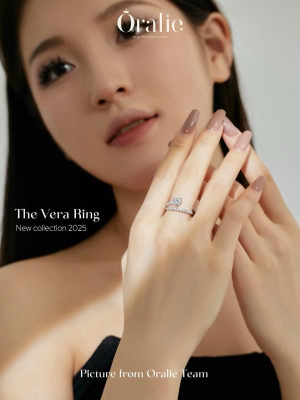 Product Introduction of [ORALIE] The Vera Ring- Nhẫn bạc S925 đính đá trái tim, thiết kế xoáy tròn 13