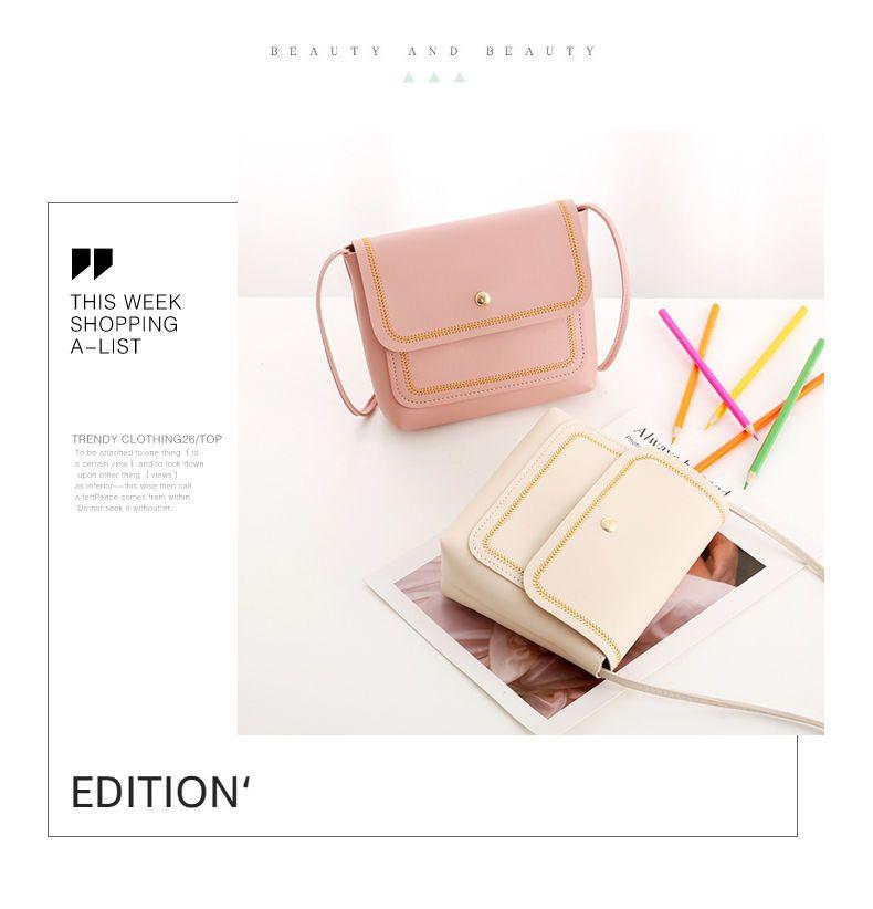 Product Introduction of [2957 People] Bag Female Spring and Summer New Trendy Bag Female Fashion Simple Internet Celebrity Diagonal Crossbody Versatile Cute Small Square Bag 15