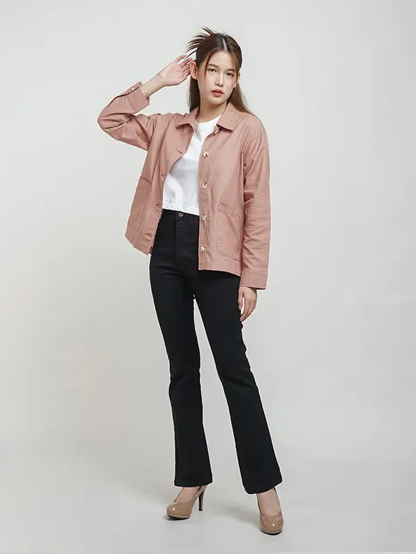 DUST Outer Nayana (D. 56149) - Outer Wanita Lengan Panjang - Outer Wanita Polos 3