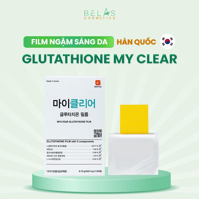 My Clear film ngậm Glutathione cho da sáng khoẻ