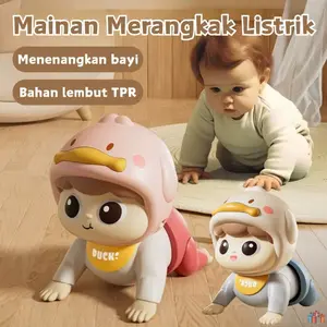Mainan Baby Merangkak/ Belajarmerangkak mainan/bayi merangkak elektrikmusikal bayi 6-12 bulan Anak-Anak /tramema
