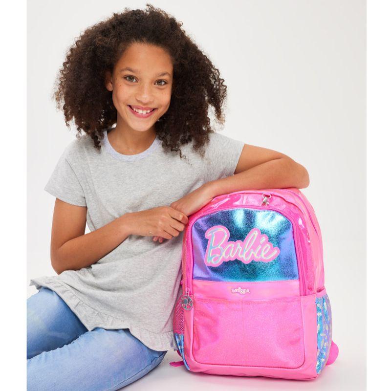 Product Introduction of Australian Smiggle Schoolbag Children's Pink Princess Barbie Pink Brutal Large Capacity Pencil Case Stationery Gift Bag Primary and Secondary School Student Backpack 17