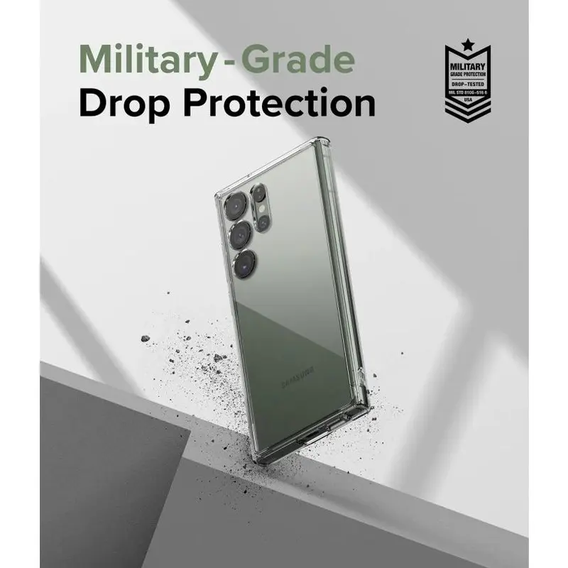 Ringke Clear Case Samsung Galaxy S23 Ultra 5G Plus - Fusion Soft Casing Softcase Premium 2