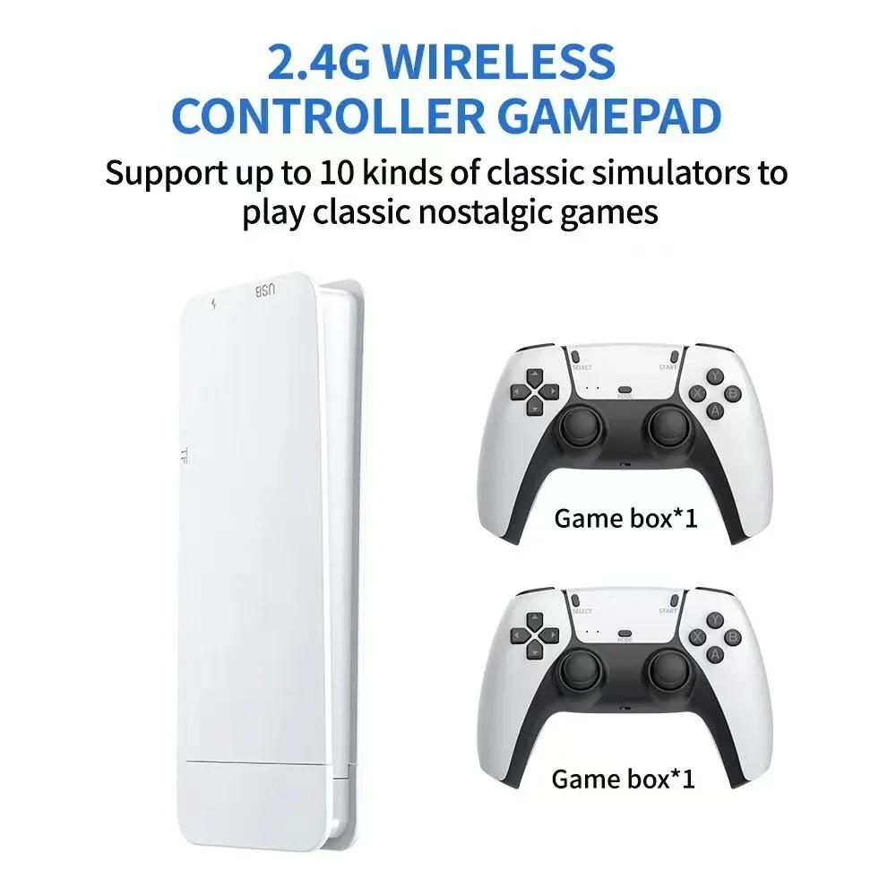 128G Game Stick M15 4K Video TV Game Console Wireless Gamepads Video Game 64G 40000+/50000+ Classic Arcade Games HD Two-player - Image 4