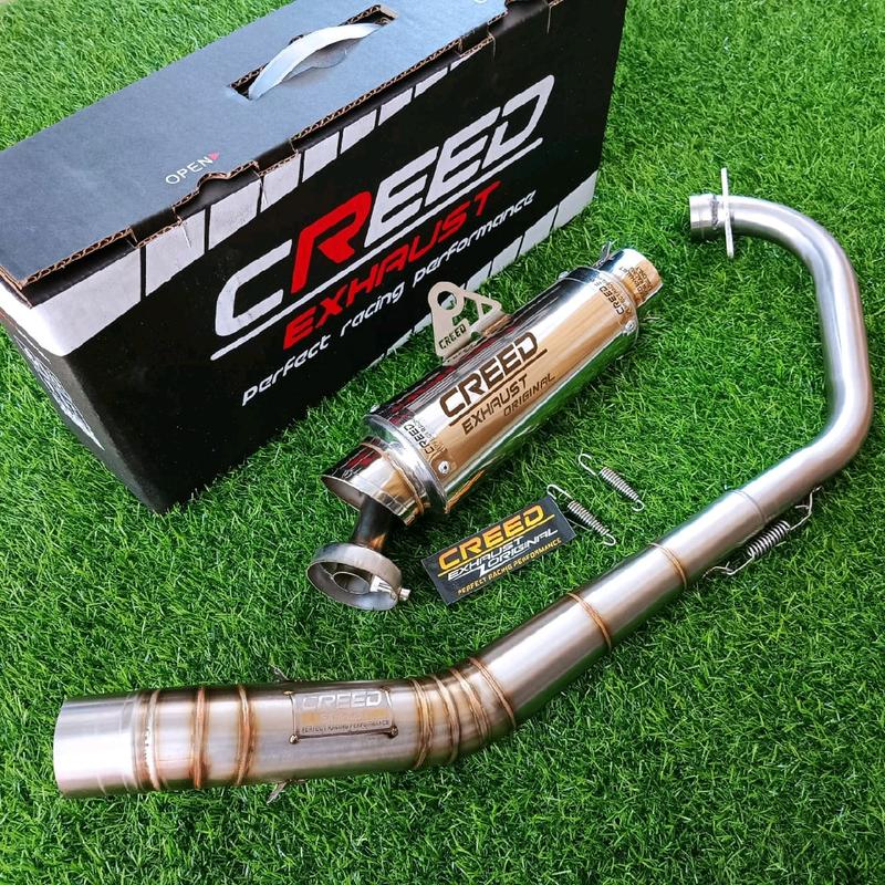 knalpot racing creed exhaust original pnp vixion sonic satria fu Jupiter mx r15 cb 150r cbr 150r gsx 150 tiger verza byson megapro 1