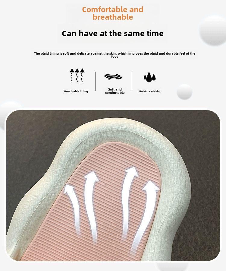Product Introduction of New Cute Wild Bowknot Slippers for Women Summer Outdoor Student Dormitory Non-Slip Slip Slip-on Thick-Soled Sandals for Women Walking Shoes Footwear Girl Slide Flipflop Comfort Onyx 4