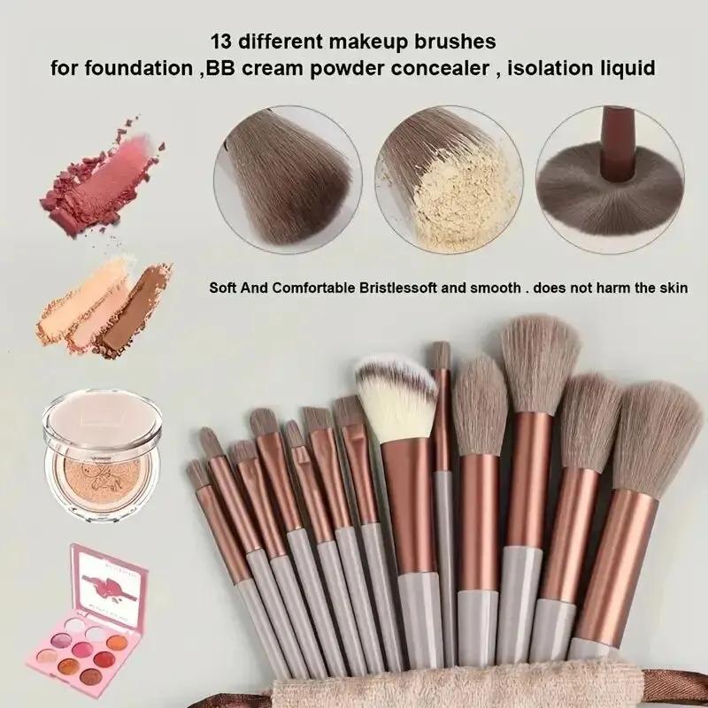 Product Introduction of Makeup Brush Set soft fluffy professona cosmetic foundation powder eyeshadow Kabuki blending make up brush beauty tool makeup 2