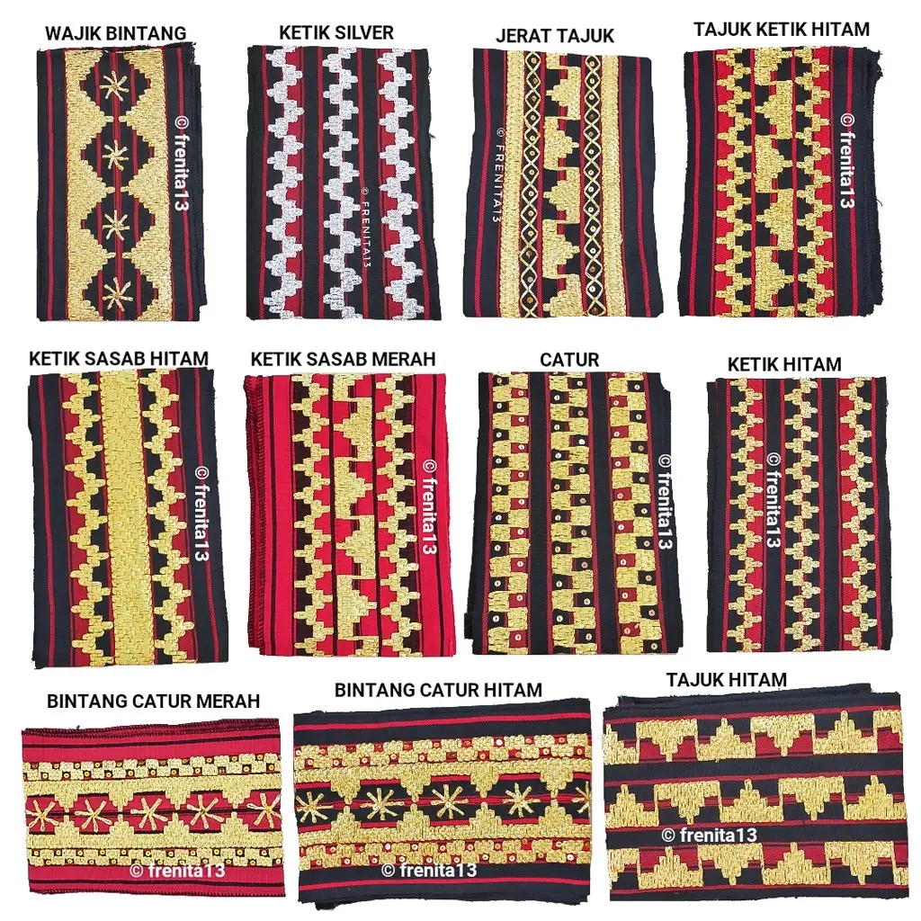 Bisban Selendang Tapis Bahan Tapis Khas Lampung Unik Tajuk Catur