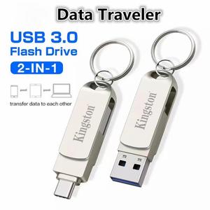 2 in 1 Usb Flash Drive 512GB TypeC Flash Drive 1TB Otg Pendrive For Phone Pendrive Storage