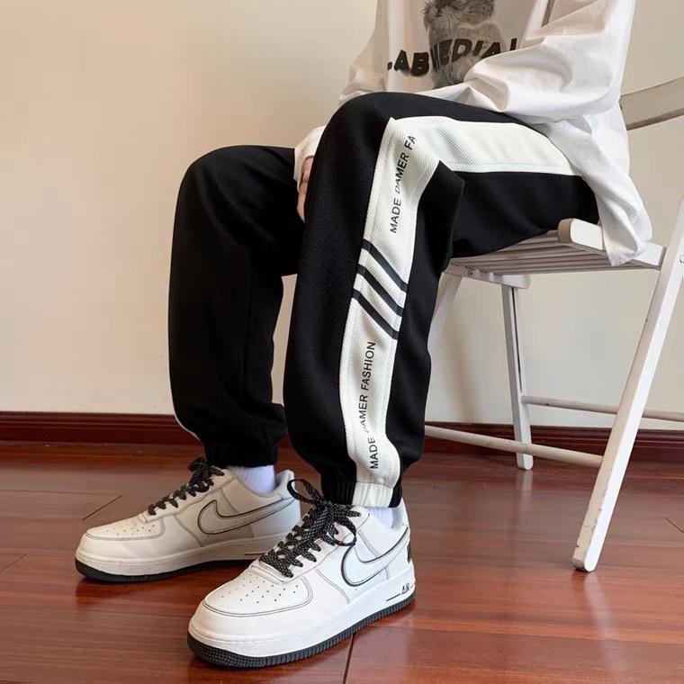 Product Introduction of AT02:Quần thể thao Jogger ống rộng, chất liệu TỔ ONG MẮT CHIM Tập Gym Sport 3
