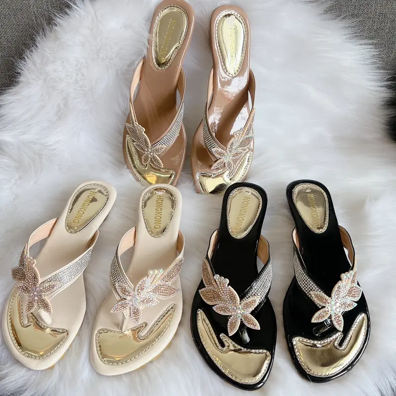 Dép xoàn big size 36-42 đế xuồng 3cm chiếc lá Nữ - Giày cao cấp trẻ trung hiện đại 0