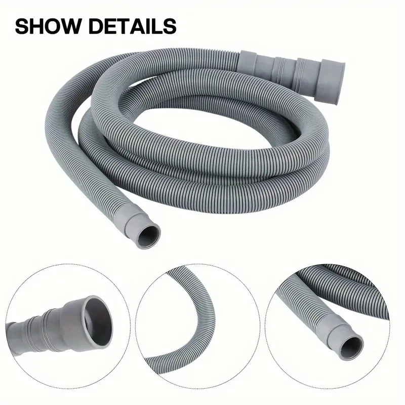 RV Sewage Hose Extension - Available in 1m, 1.5m, 2m, 3m, 4m, 5m (39.37inch, 59.06inch, 78.74inch, 118.11inch, 157.48inch, 196.85inch) 4