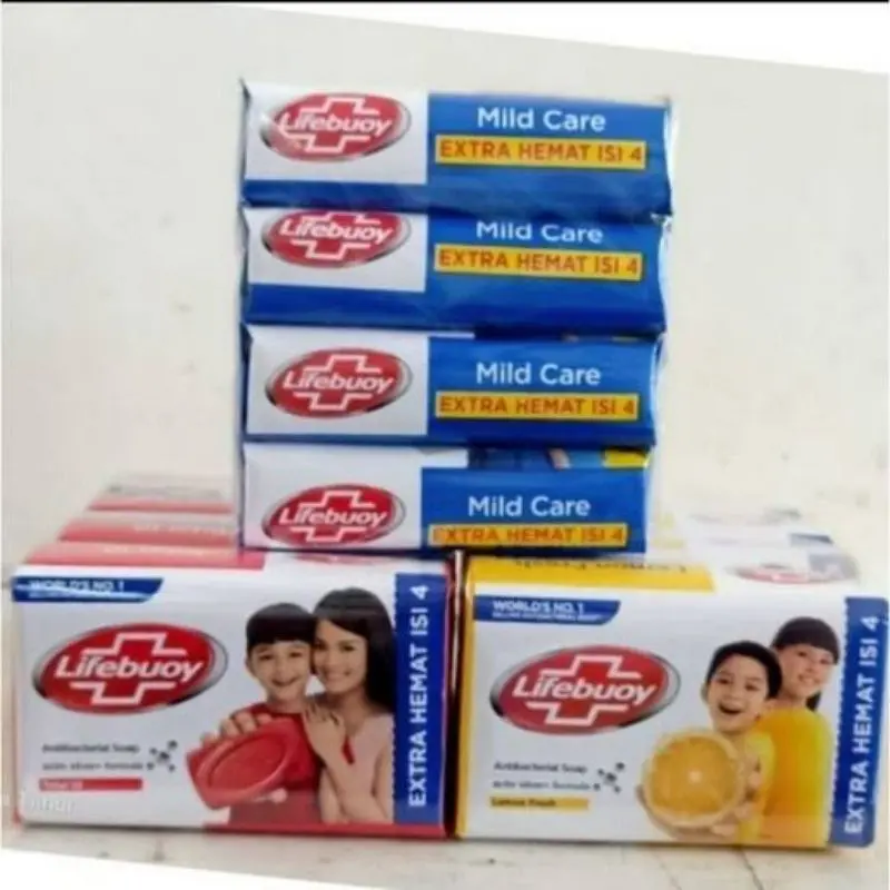 Sabun Lifebuoy Batang 100gr × 4pcs Paket Hemat 0