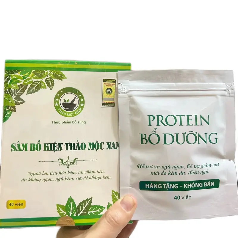(Tặng protein) Sâm bổ kiện 40 viên hàng chuẩn hỗ trợ sức khoẻ hàng chuẩn 0