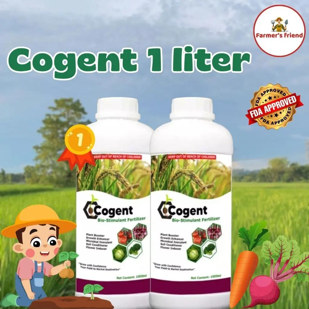Cogent 1L Bio Stimulant Fertilizer – Best Organic Foliar Fertilizer for ...