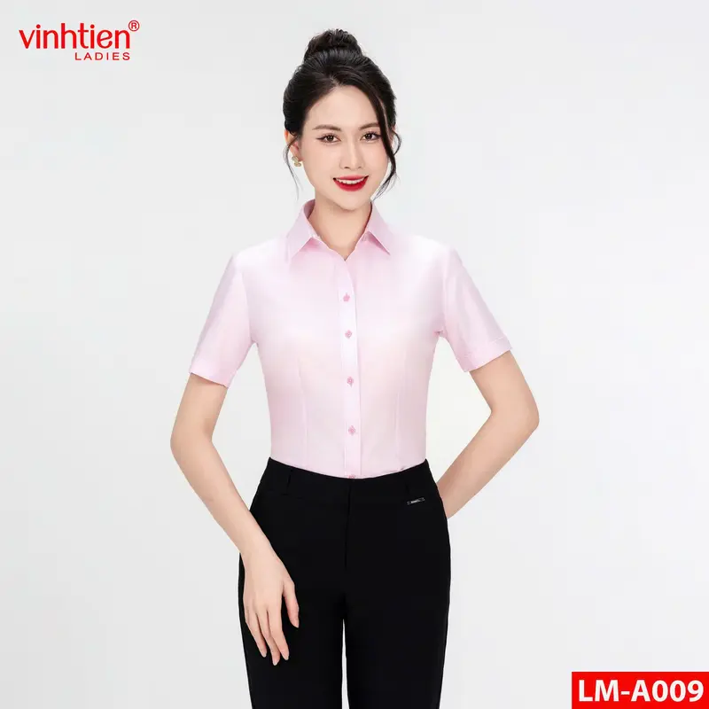 Áo SMNT Vĩnh Tiến Ladies ,GTB 295 , Vải Trơn Chất Liệu Modal 7