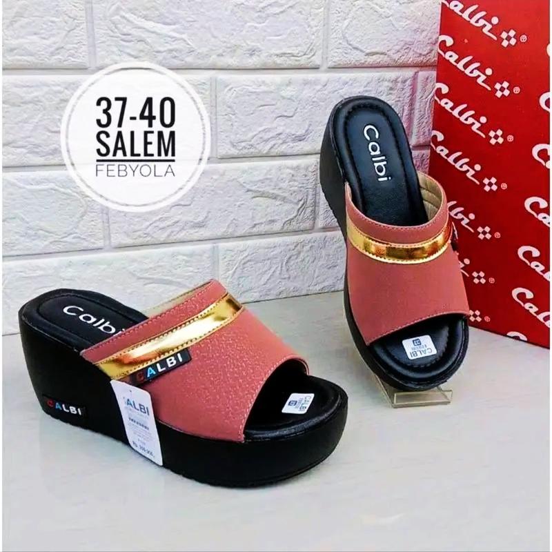 Product Introduction of SANDAL WANITA CALBI TERBARU/SANDAL WEDGES CALBI MURAH Kasual 2