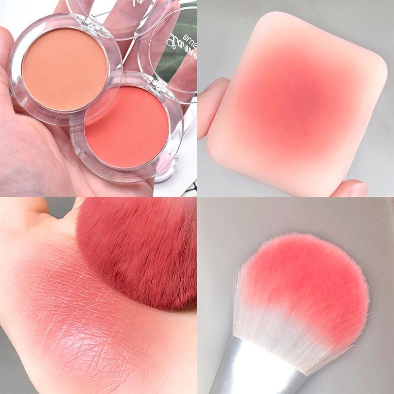 Phấn Má Hồng Đơn Sắc Phấn Má Hồng Phấn Má Hồng Màu Nude Trang Trí Khuôn Mặt Trang Điểm Mỹ Phẩm Cosmetic Nữ