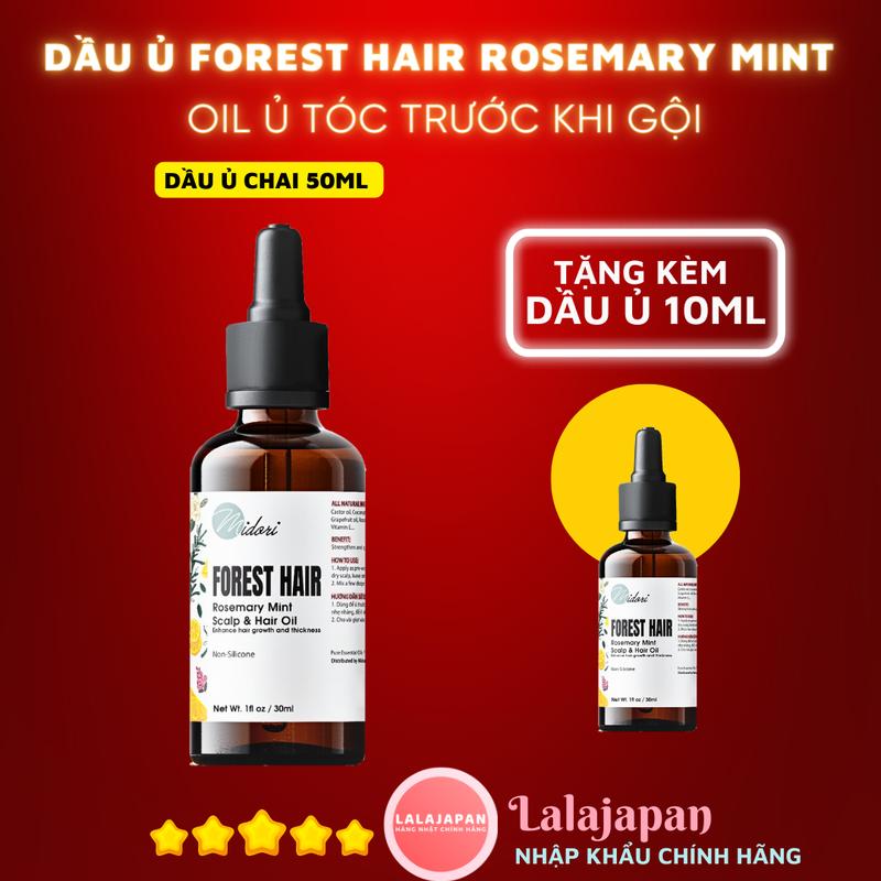 [TẶNG KÈM DẦU Ủ FOREST HAIR 10ML] Dầu ủ tóc FOREST HAIR Rosemary Mint 50ml