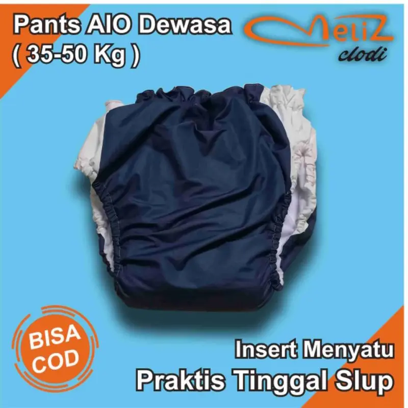 *CLODI DEWASA BB 35-50 KG *PEMPERS DEWASA*POPOK CUCI ULANG*