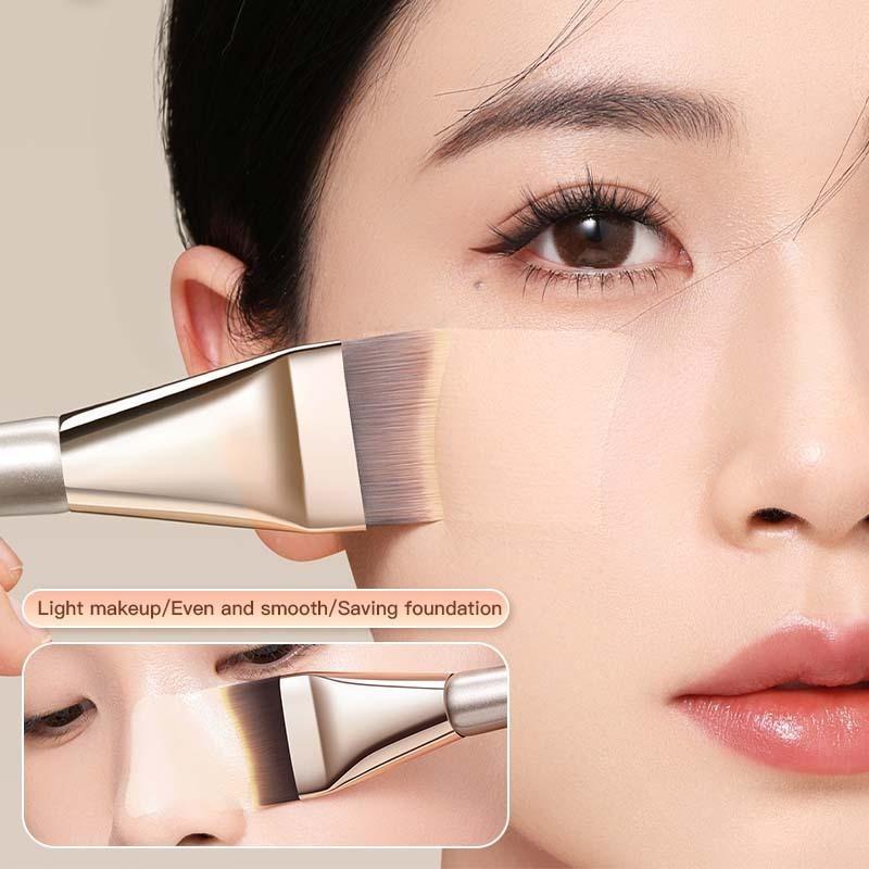 Cọ Tán Kem Nền Phủ Phấn Dạng Lỏng Hình Lưỡi Liềm Cọ Trang Điểm Đuôi Cá Tinh Tế