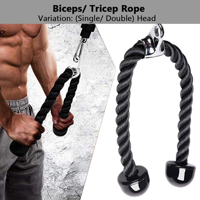 3H High Grade Single/Double Pull Biceps Tricep Rope (Pull Down - TikTok ...
