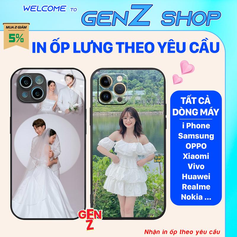[IN THEO YÊU CẦU] Ốp lưng điện thoại dành cho tất cả các dòng máy iPhone Samsung Xiaomi Realme Oppo Vivo Nokia Tecno Huawei Vsmart Redmi Poco Phụ Kiện