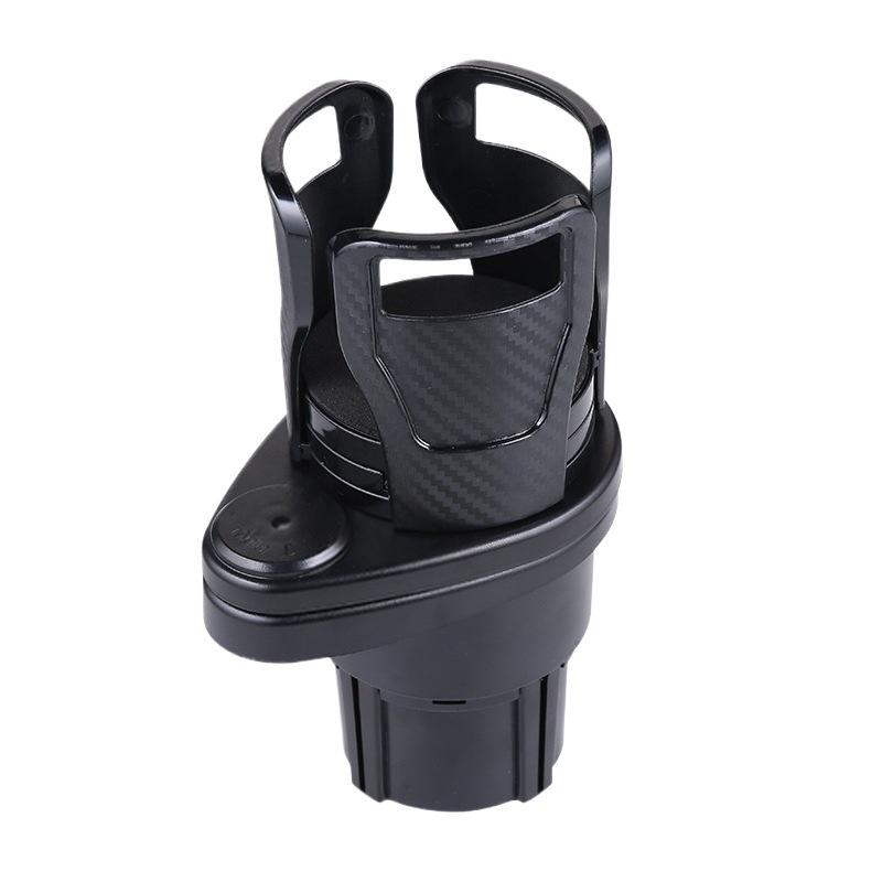 Giá đỡ cốc trên ô tô có thể điều chỉnh đa năng Bộ mở rộng 2 trong 1 Bộ tổ chức trên ô tô Khay đựng đồ ăn nhẹ & thiết kế la bàn Giá đựng đồ ăn nhẹ di động Lưu trữ đồ uống 3