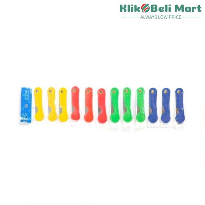 Gambar [KBM] Alat Pemotong Cutter Mini (Isi 12 Pcs) Renteng Safety Cutter Lipat Mini dari Klik Beli Mart Kota Tangerang Tokopedia