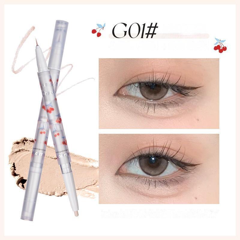 [FLORTTE] Bút kẻ bọng mắt 2 đầu Flortte Nice To Meet Chu 4