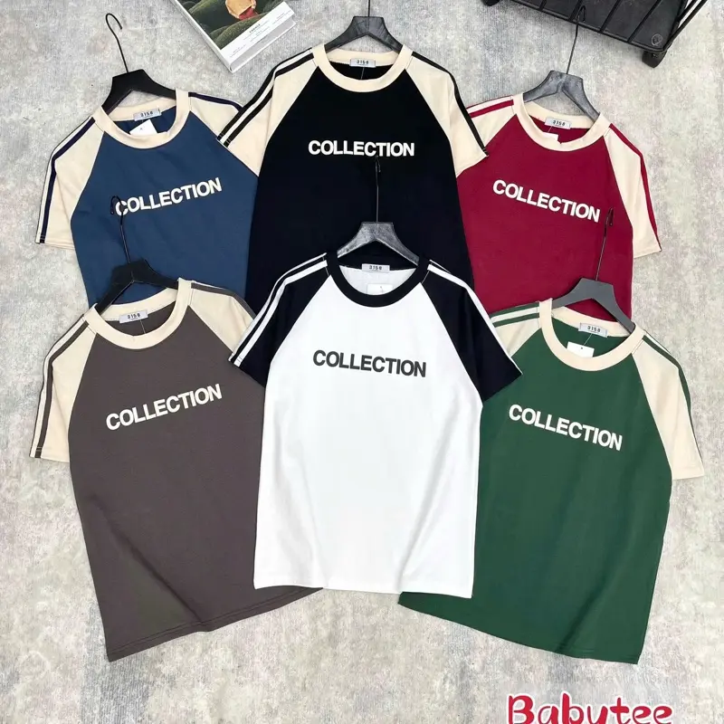 Áo babytee nữ form vừa phối giáp lăng Collection freesize 35-55kg