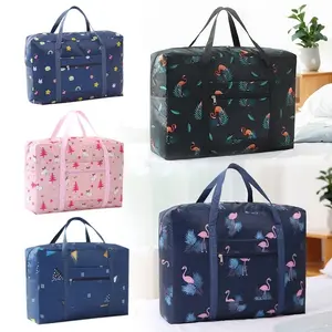 ELF1433 Tas Travel Besar Lipat Hand Carry Bag Waterproof Fold Bag Organizer Tas Mudik Tas Jalan Kabin