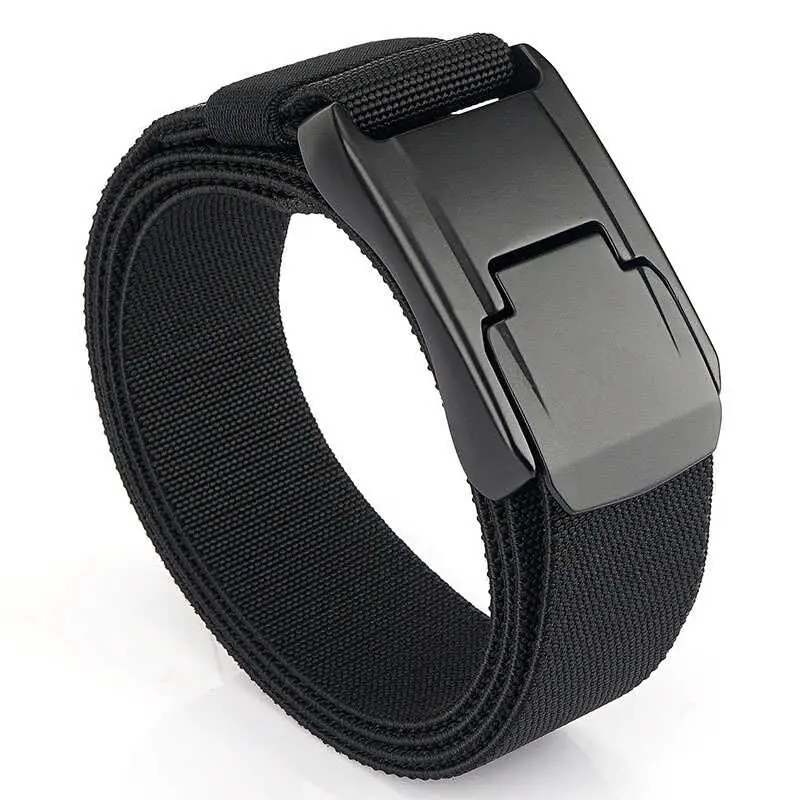 Men's Tactical Heavy Duty Webbing Belt Adjustable Military Style Nylon Belts with Metal Buckle