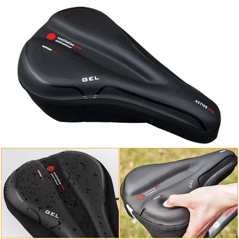 Waterproof Road Bike Saddle Cushion Comfortable MTB Bicycle Seat Cover Breathable Mountain Bike Cycling Seat Cover
