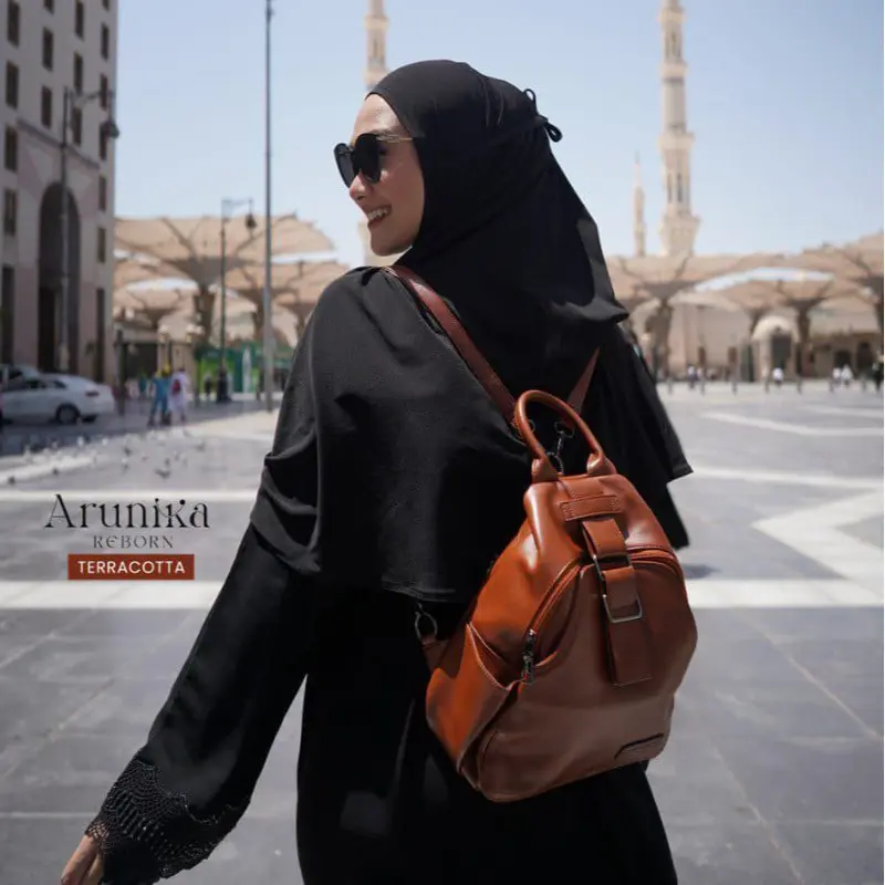 Ransel Backpack Wanita Arunika Moonzaya Bahaan Sintetic Leather 7