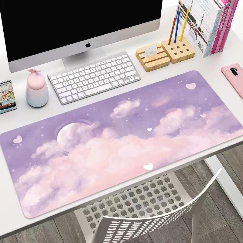 Product Introduction of Large Size Mouse Pad Office Desk Protector Mat Table Laptop Cushion Non-slip Keyboard Mat for Gaming Decoracion Desk Mat 0
