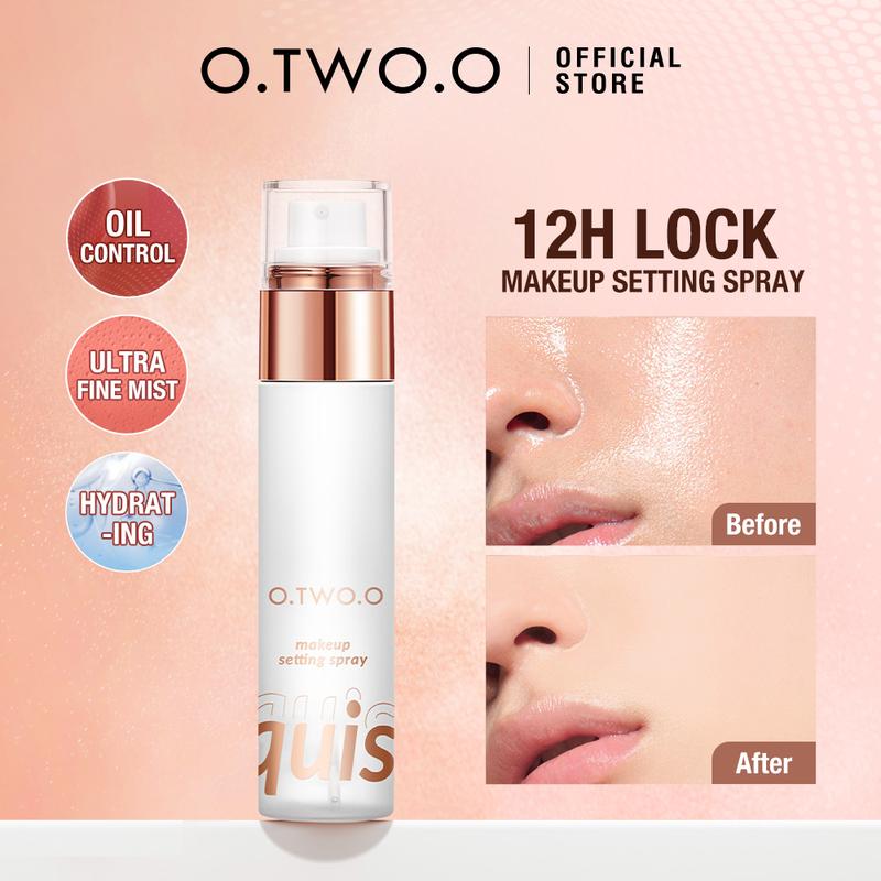 Product Introduction of 【TD-LIVE】O.TWO.O Invisible Pore Soft Focus Makeup Primer&Vitality New Skin Cushion BB Cream&Mist Mirror Locking Powder&Fine Mist Makeup Setting Spray Cosmetic 10