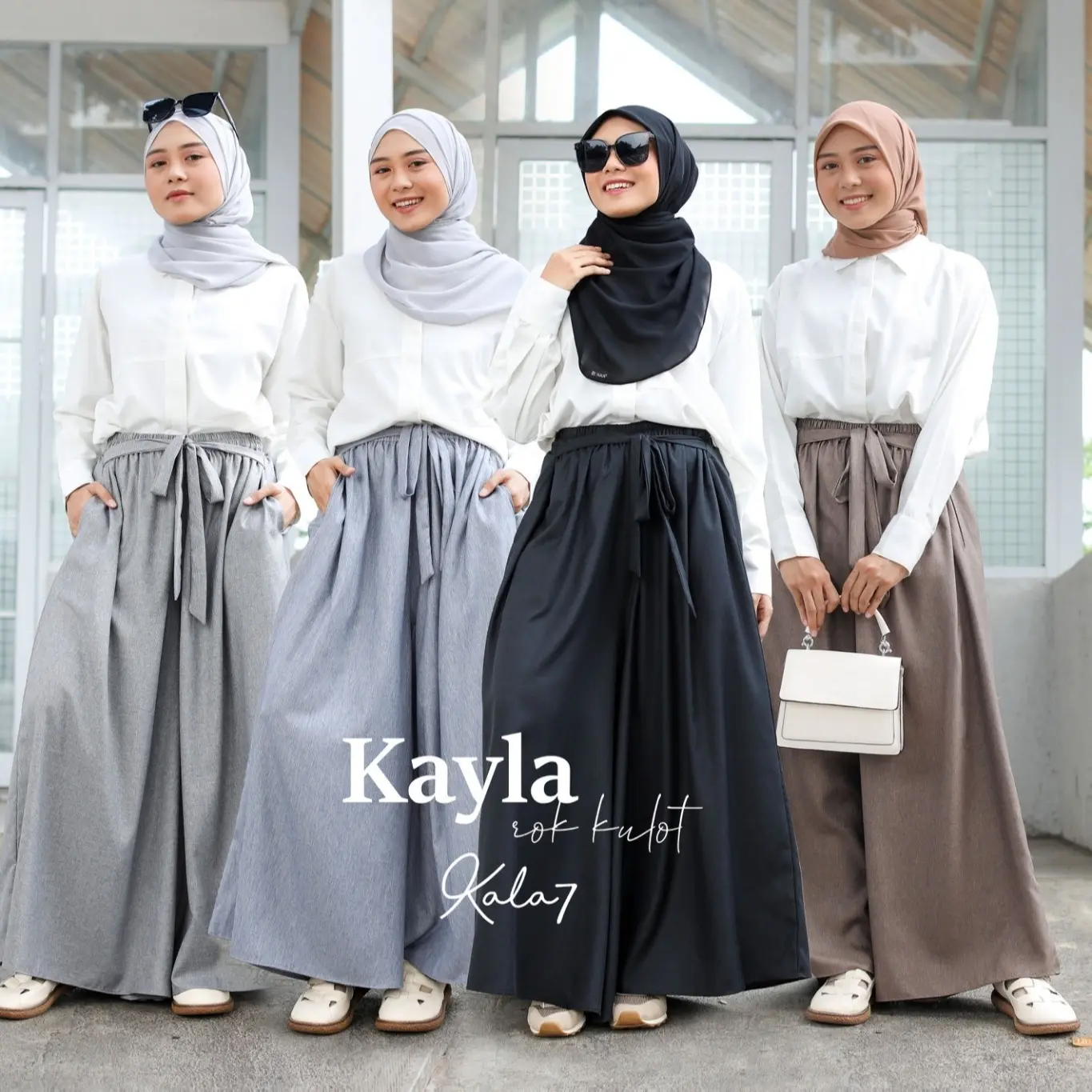 Rok Kulot Kayla Bahan Katun Madinah By Kala7 Zizara