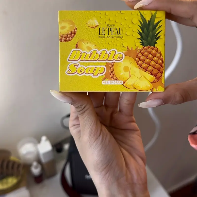 [ MUA 2 TẶNG 2 ] 4 BUBBLE SOAP- Xà Bông Tắm Hỗ Trợ Cải Thiện Tone Da Body 65g*4, LE'PEAU Dưỡng Da Body Dưỡng Body 4