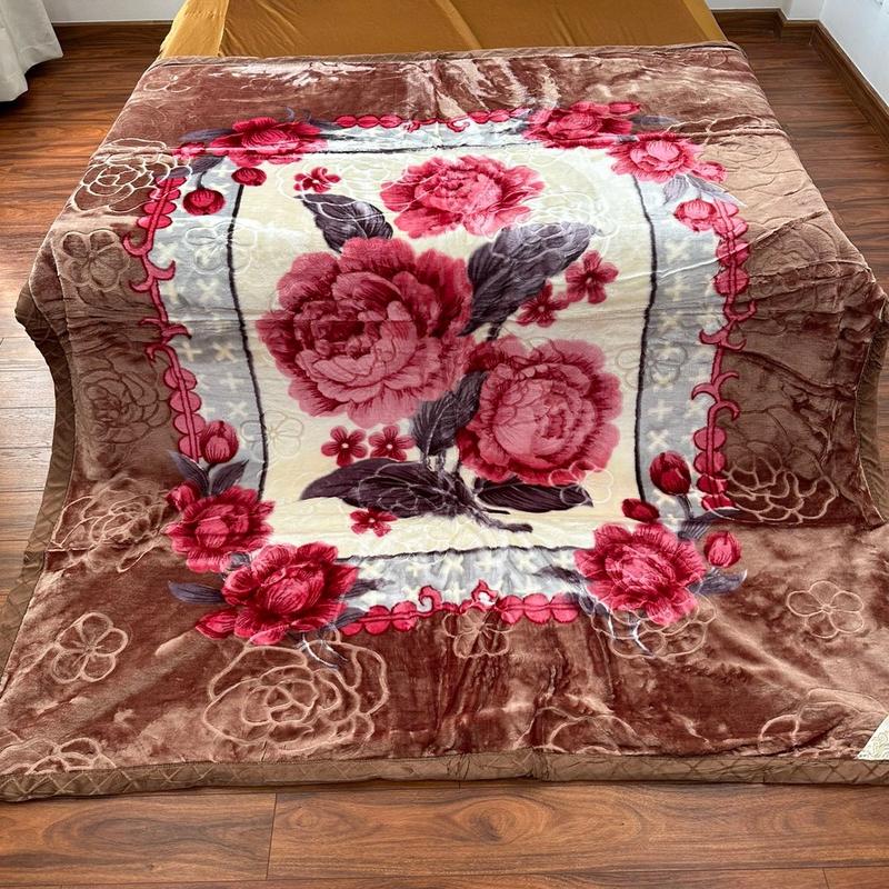 Chăn nhung tuyết 3D 2 lớp dày 4 kg 1,8m x2,2m( nặng thực tế 2,7kg