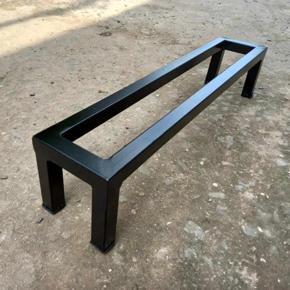 Kệ sắt Dài (50-60-70)cm, Rộng 10cm, Cao (10-15-20)cm, 0 nan, thép hộp 16mm - kệ kê chậu cây cảnh