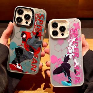 Muy genial Spider-Man Caso suave de pareja para iPhone 16 13 11 15 14 12 Pro Max XR 15 16 8 7 14 Plus 7Plus X XS Max SE