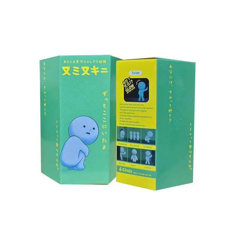 SMISKI Corner Lord Bathroom Series Night Light Elf Blind Box Edition Angel Doll Trendy Play Handmade Gift
