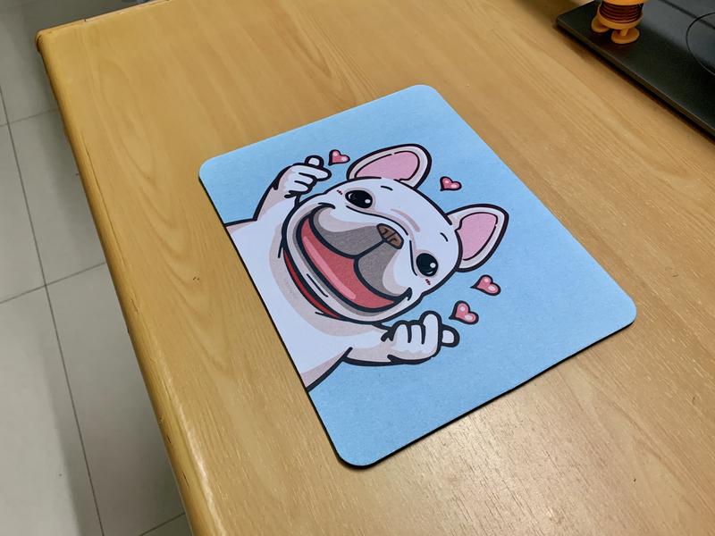 Miếng lót chuột - bàn di chuột hình tròn 20cm - hình vuông 21x26cm nhiều kiểu tùy chọn dễ thương văn phòng, góc làm việc nhỏ 2
