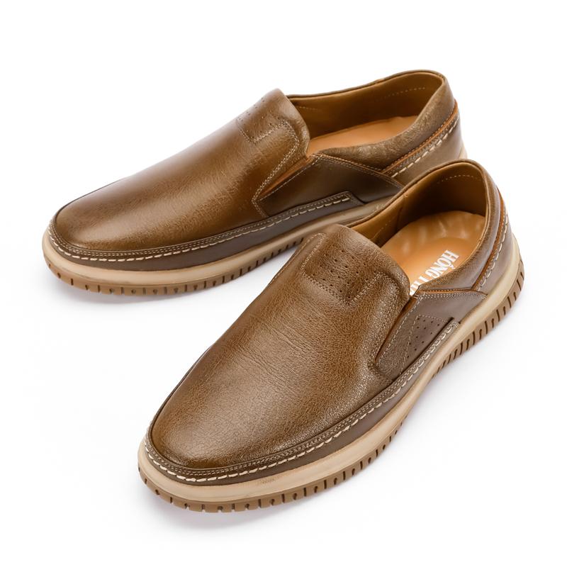 HỒNG THẠNH - Giày Mọi Da Bò Mềm Mại Thiết Kế Sang Trọng - 6958 Nam