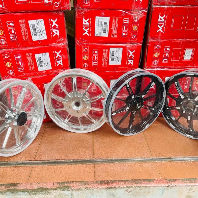 Mâm 10c x1r CNC crom cho vario AB đời mới gắn như zin không chế