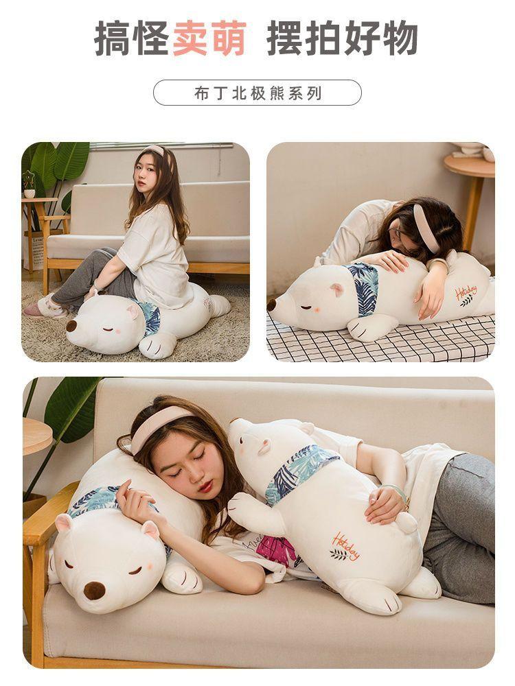 Product Introduction of Gối Đồ Chơi Nhồi Bông Gấu Trắng, Gấu Búp Bê Dễ Thương, Cỡ Lớn, Giá Rẻ, Thích Hợp Cho Bé Gái, Quà Sinh Nhật, Có Thể Dùng Làm Đồ Chơi Hoặc Gối 7